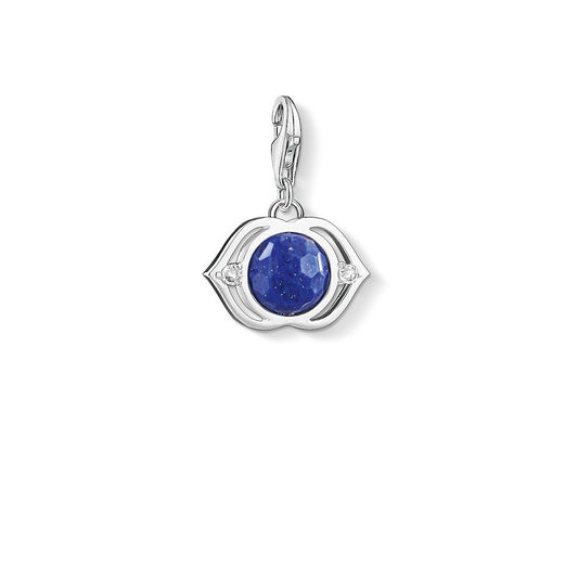 Lotus Charm (Silver/Dark Blue) | Thomas Sabo | Luby 