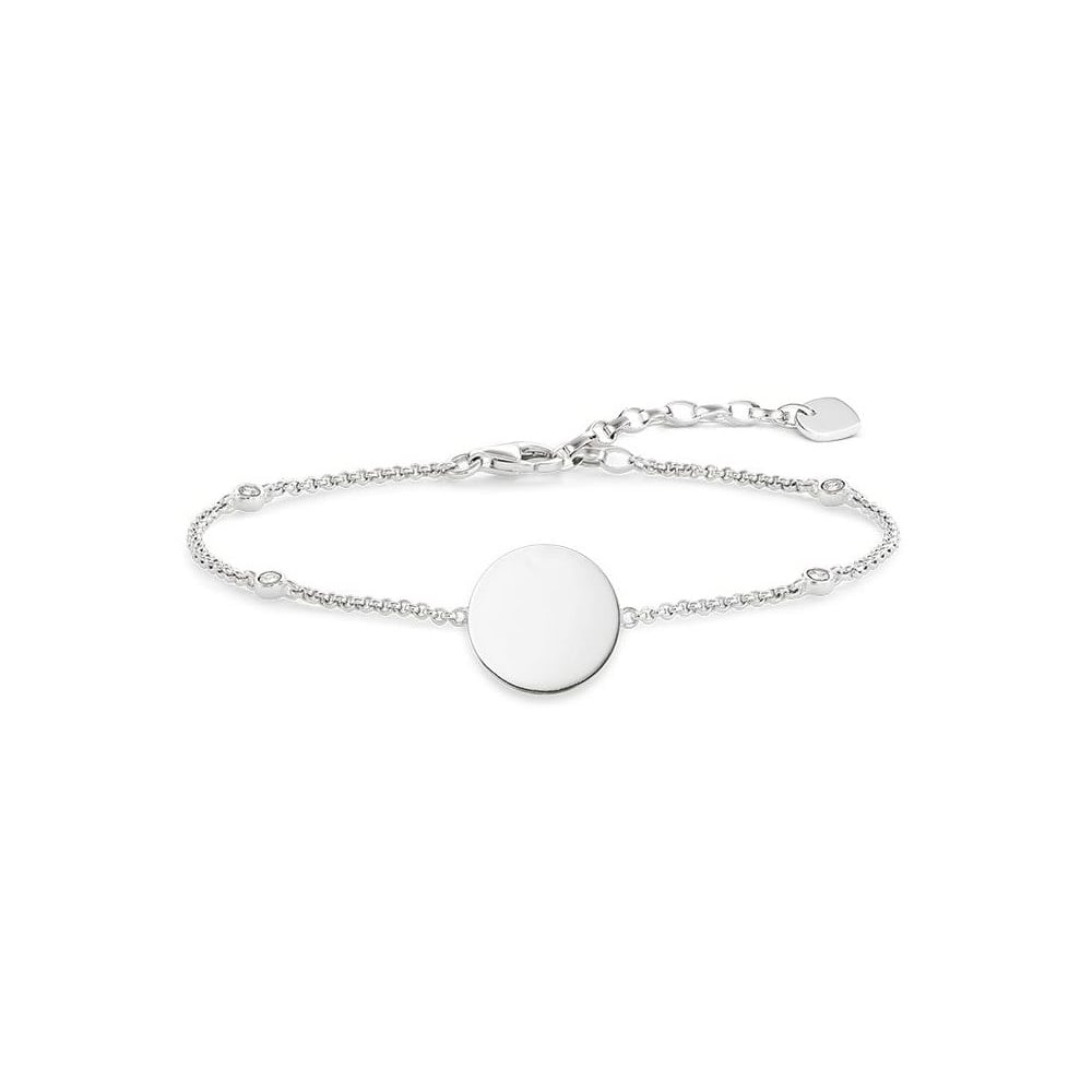 Classic Love Bridge Disc Bracelet (Silver) | Thomas Sabo | Luby 