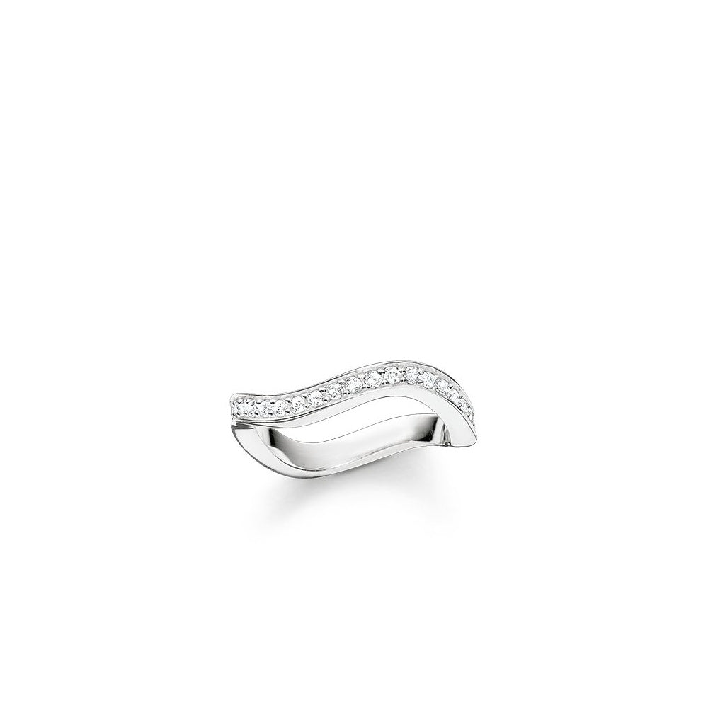 Midi Wavy Ring (Silver) | Thomas Sabo | Luby 