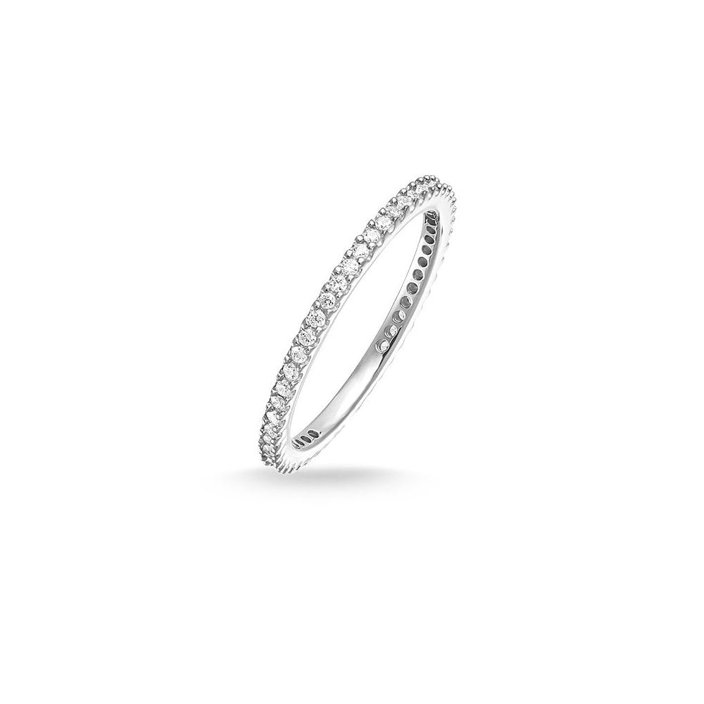 Midi Crystals Ring (Silver) | Thomas Sabo | Luby 