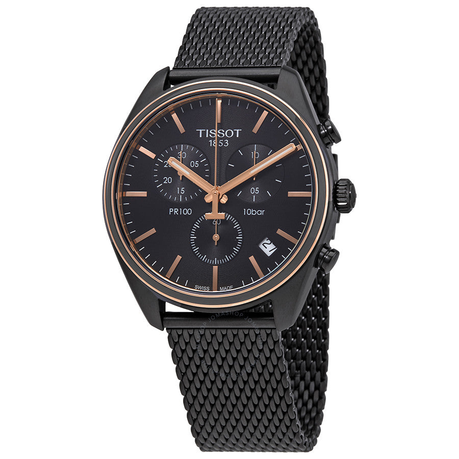 PR 100 Chronograph (Black) | Tissot | Luby 