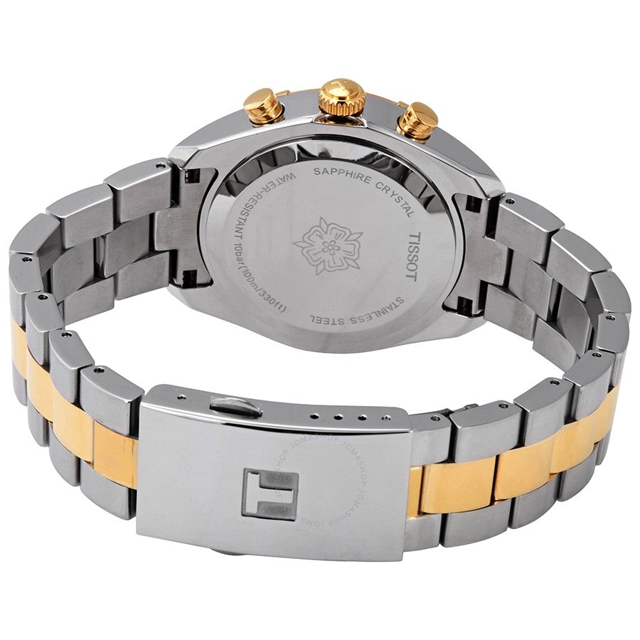 PR 100 Sport Chic Chronograph (Silver-Gold) | Tissot | Luby 