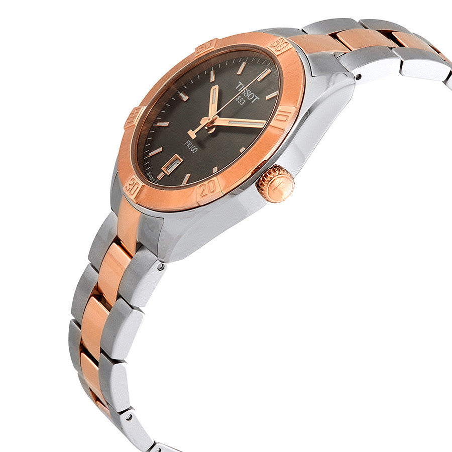 PR 100 Sport Chic (Silver-Rose Gold) | Tissot | Luby 