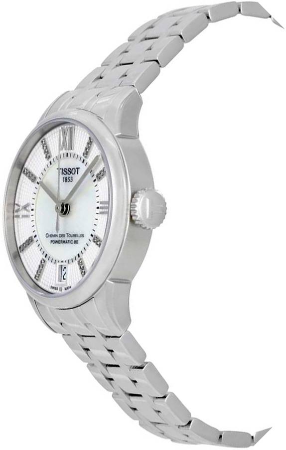 Chemin des Tourelles Powermatic 80 Lady (Silver) | Tissot | Luby 