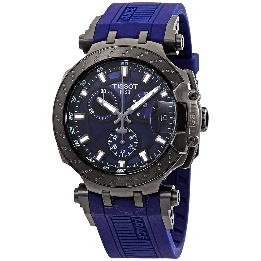 T-Race Chronograph (Black-Blue) | Tissot | Luby 