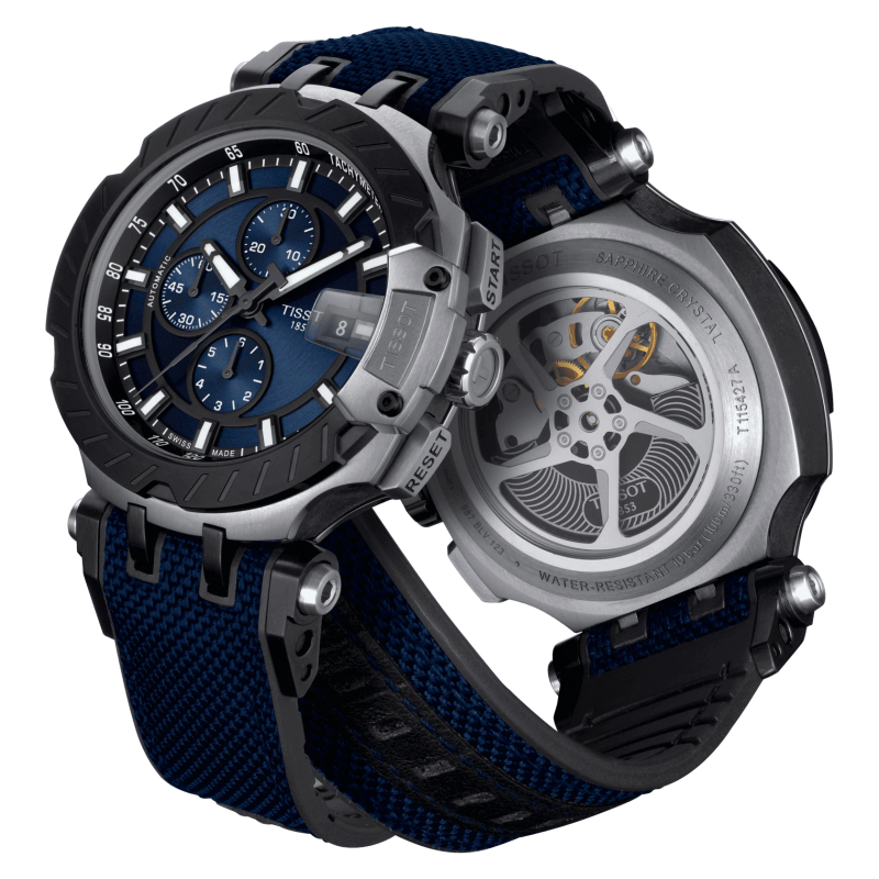 T-Race Automatic Chronograph (Blue/Black) | Tissot | Luby 