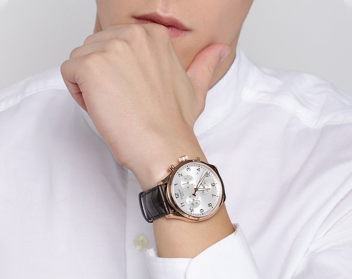 Chrono XL Classic (Rose-Gold/Brown) | Tissot | Luby 