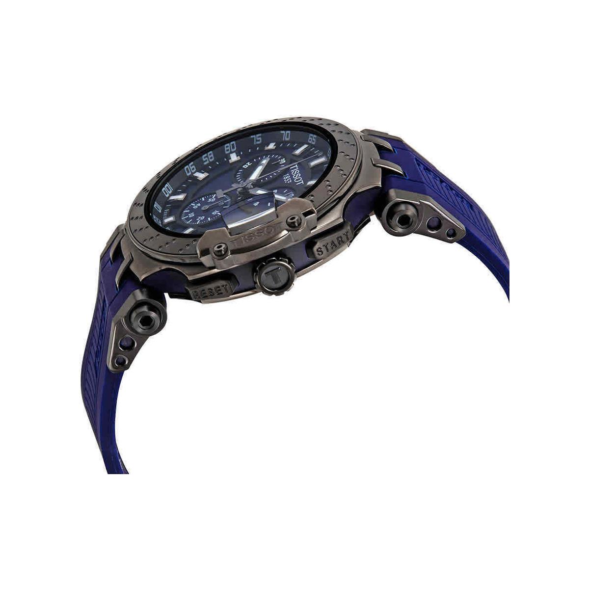 T-Race Chronograph (Black-Blue) | Tissot | Luby 