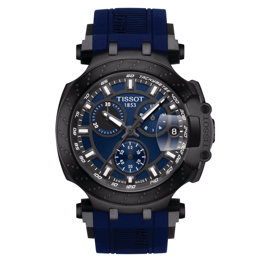 T-Race Chronograph (Black-Blue) | Tissot | Luby 