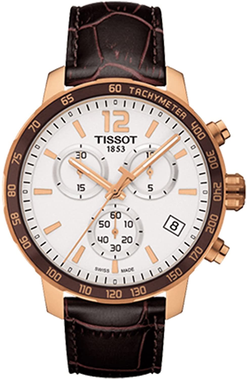 Quickster Chronograph (Brown-Rose Gold) | Tissot | Luby 