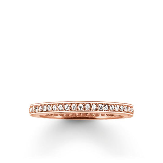 Classic Crystals Ring (Rose-Gold) | Thomas Sabo | Luby 