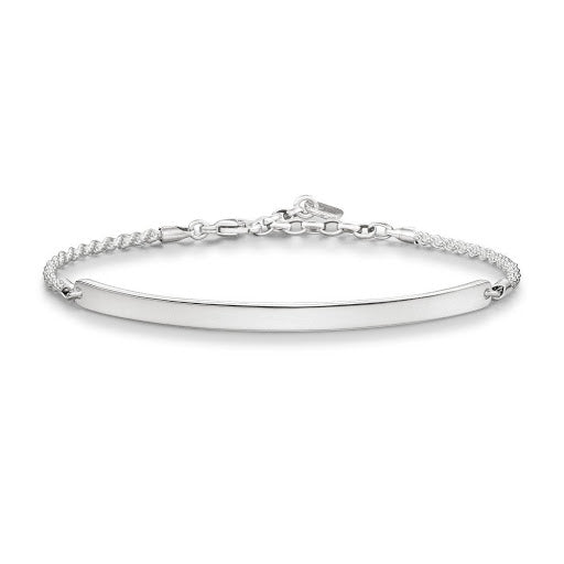 Glam Love Bridge Engravable Bracelet (Silver) | Thomas Sabo | Luby 