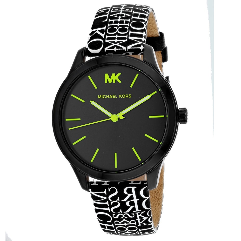 Ladies' Runway Newsprint (Black) | Michael Kors | Luby 
