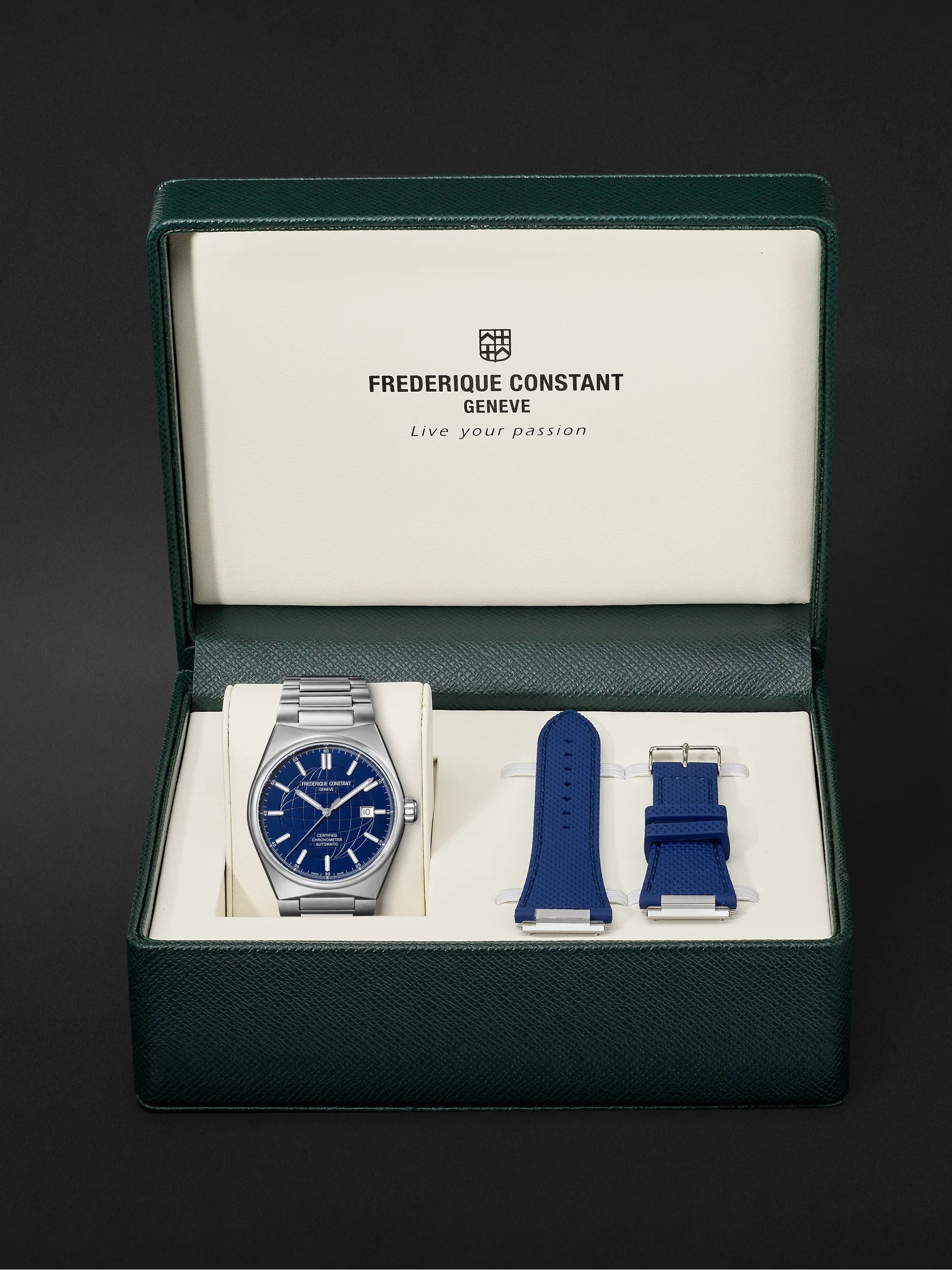 FREDERIQUE HIGHLIFE AUTOMATIC COSC (BLUE) | Frederique Constant | Luby 