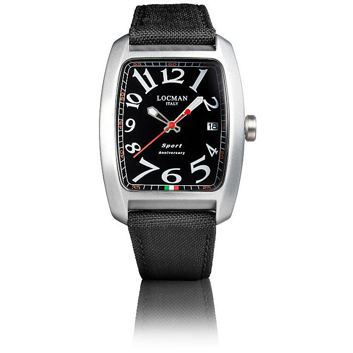 Rectangle Sport Locman Watch Black