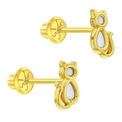 SMALL CAT EARRINGS | Children Collection | Luby 