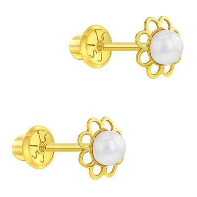 DAINTY CULTURED PEARL FLOWER | Children Collection | Luby 