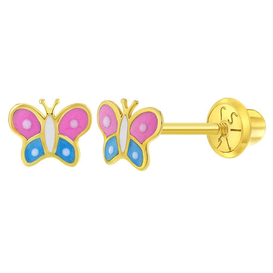 ENAMEL BUTTERFLY EARRINGS | Children Collection | Luby 