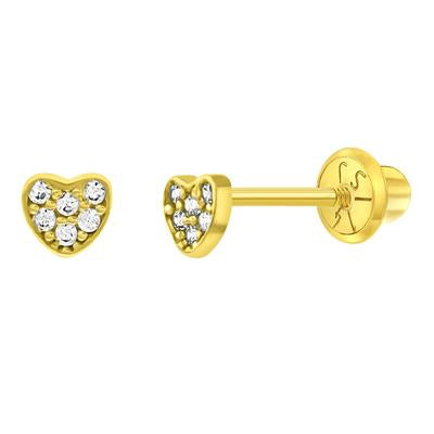 CLEAR PAVE CZ HEART | Children Collection | Luby 