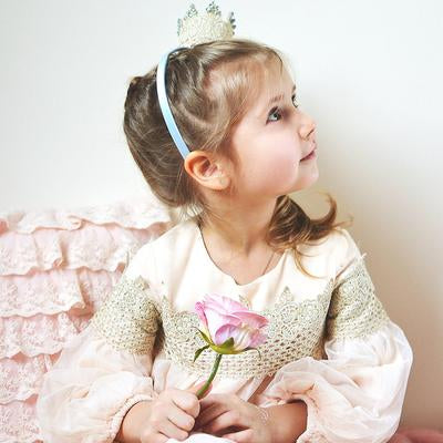 GOLD CLEAR EARRINGS | Children Collection | Luby 