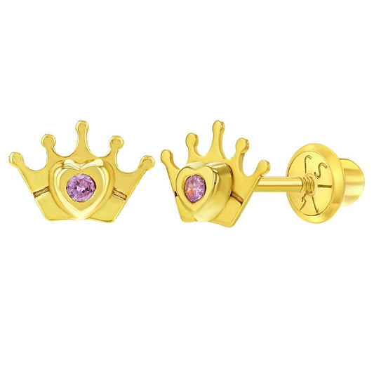 PRINCESS CROWN EARRINGS | Children Collection | Luby 