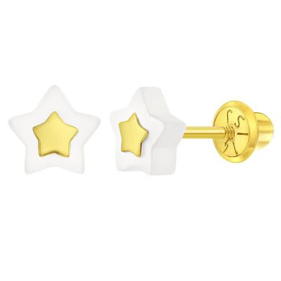 PRECIOUS MOTHER PEARL EARRINGS | Children Collection | Luby 