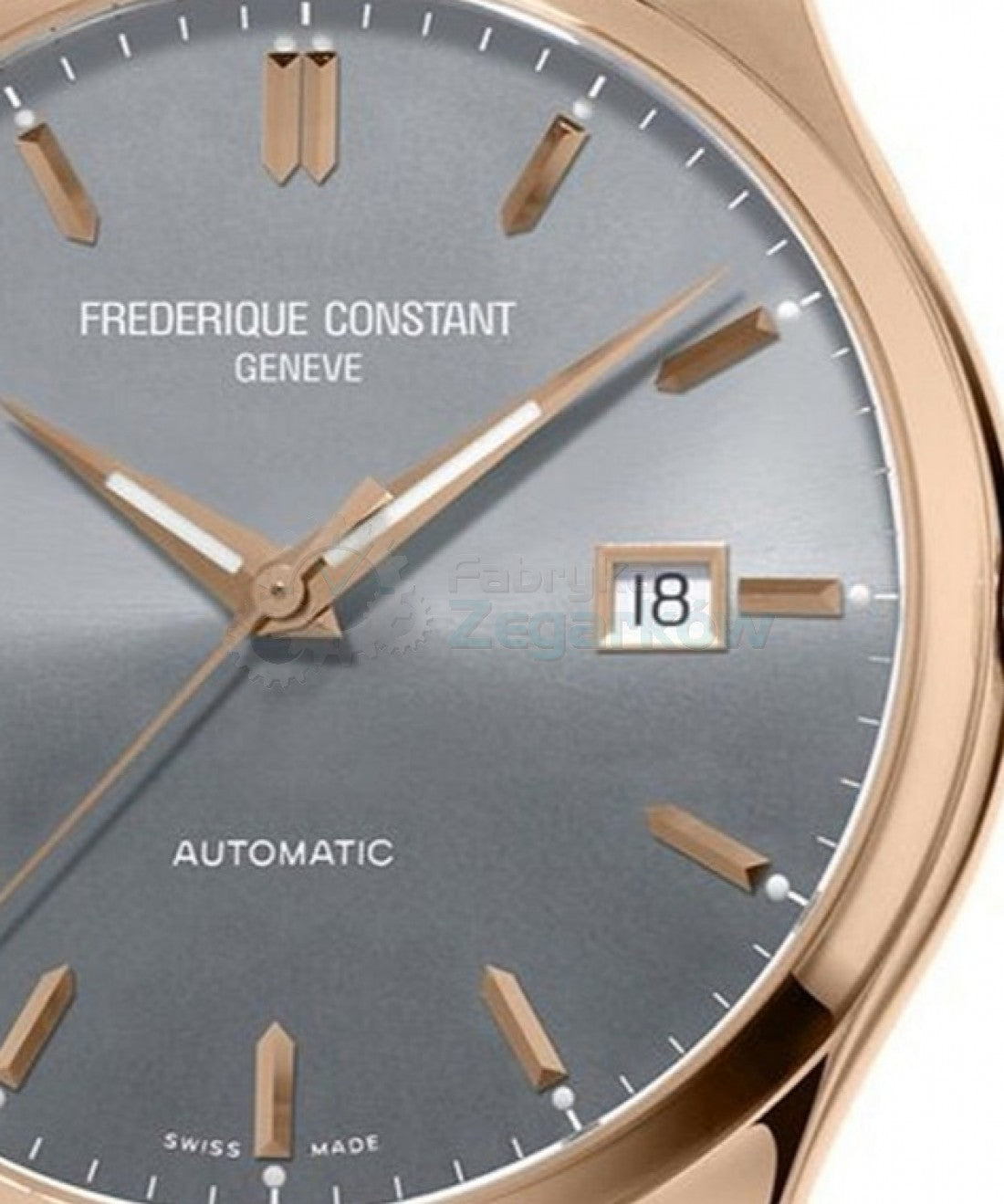 Classics Index Automatic (Rose-Gold/Grey) | Frederique Constant | Luby 