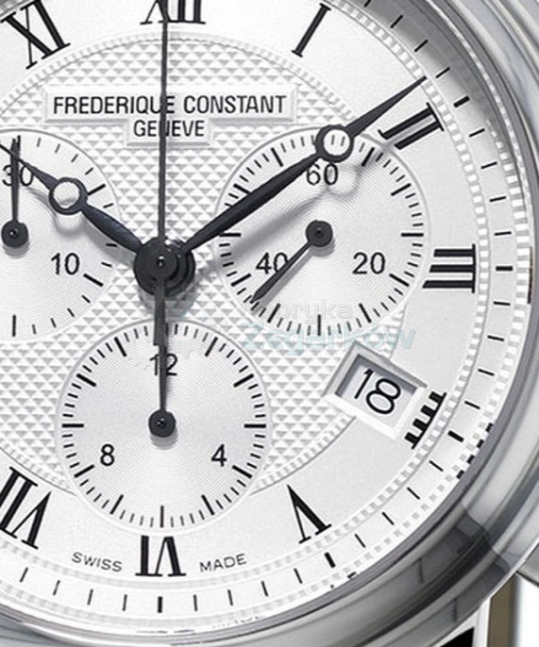 Classics Quartz Chronograph (Silver) | Frederique Constant | Luby 