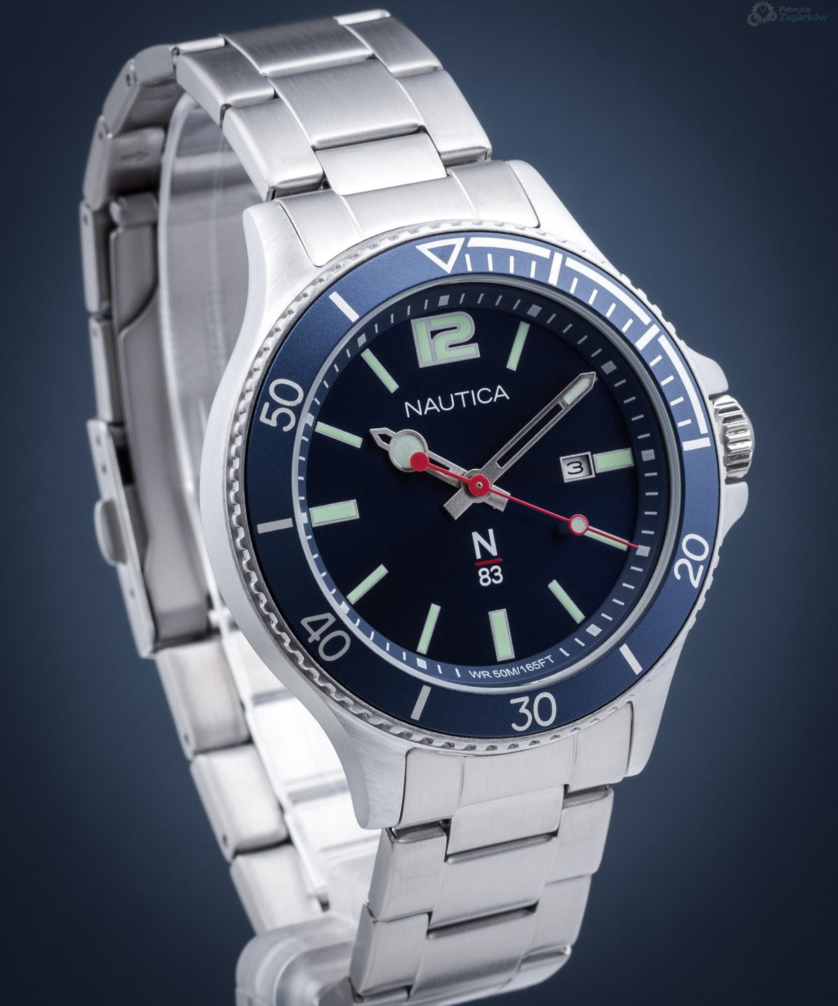 NAUTICA ACCRA BEACH SILVER DIAL BLUE | Nautica | Luby 