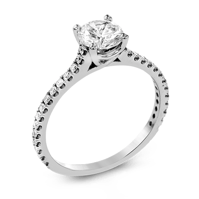 Zeghani Gold Classic Beauty Engagement Ring | Zeghani | Luby 