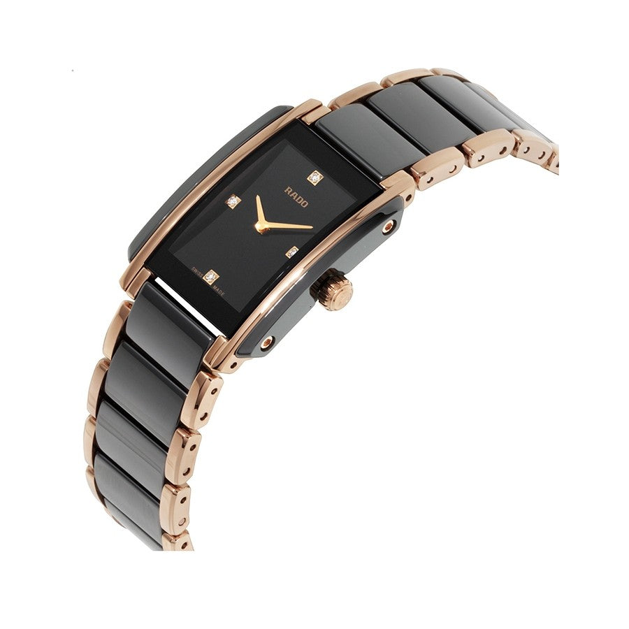 Integral Ladies (Black-Rose Gold;Diamonds) | Rado | Luby 